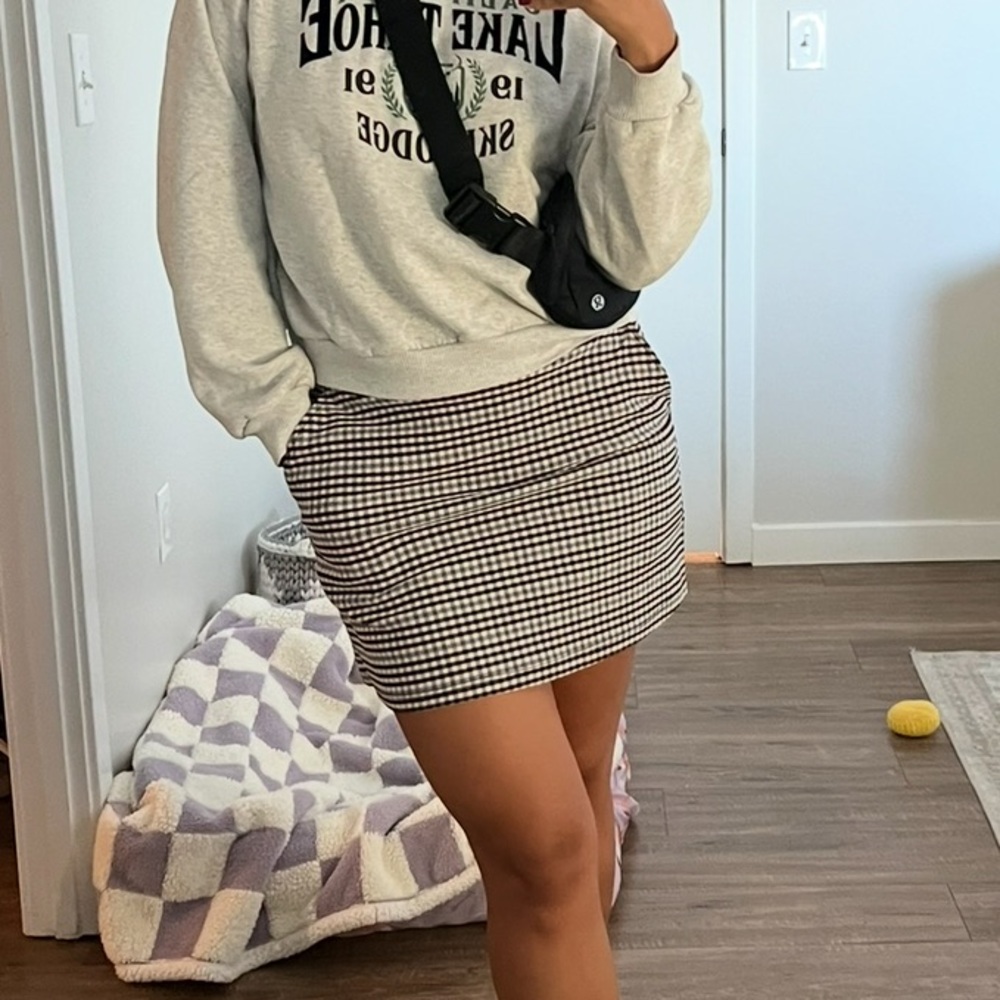 Plaid Mini Skirt